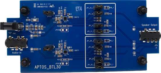 Aptos Amplifier Evaluation Board for Cowell, Montara Plus, and Montara (EVB-XAA-1000)